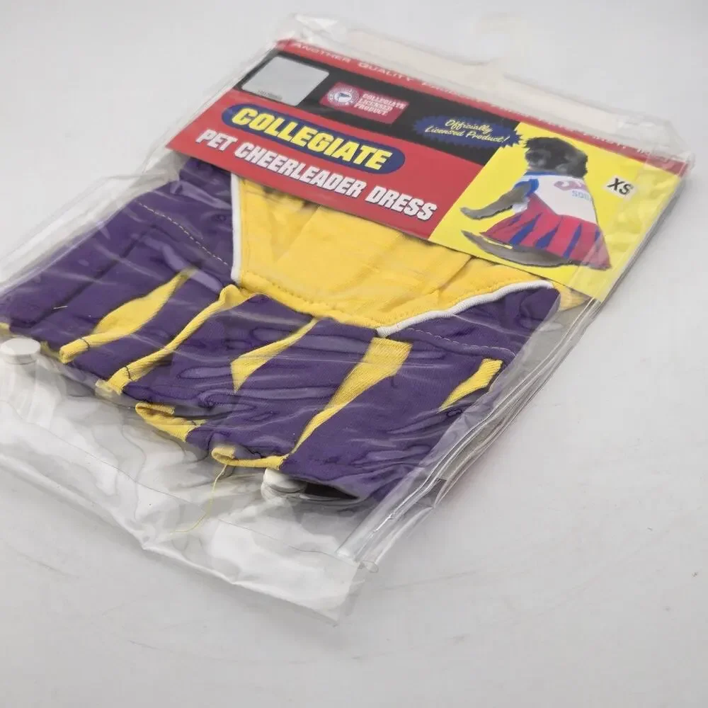 LSU Tigers Pet Cheerleader Dress Size XS Dog Outfit Pets First Collegiate New